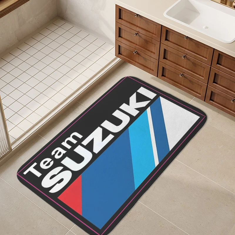 Waterproof Bathroom Mat F-Suzukis Custom Doormat Entrance Door Balcony Hallway Carpet Slip-resistant Living Room Rug Home