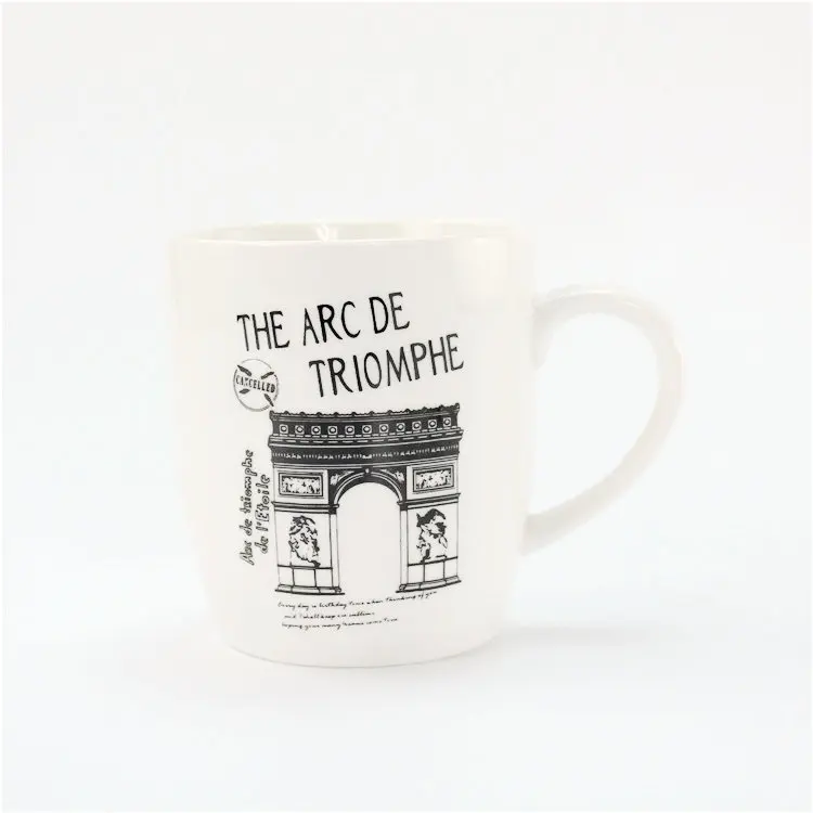 Mini tasse à café avec poignée, spéciale, décroissante à la main, souvenir d'azole, 11 oz