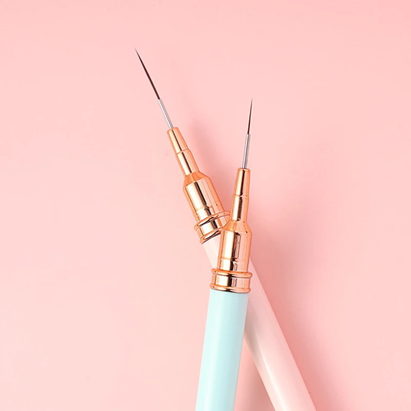 5 قطعة مسمار الفن مجموعة أقلام فرش مجموعة خطوط ممدودة شريطية رسم الأشعة فوق البنفسجية هلام اللوحة مسمار تصميم القلم المهنية مانيكير أداة