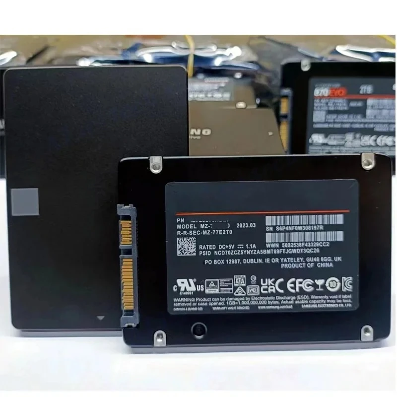Original SSD FOR Samsung 870EVO solid-state drive 500G 1TB 2TB 250GB notebook desktop universal SATA3 interface