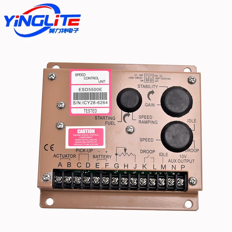 Kit Xeon Fast Delivery ESD5500E Dual Capacitor Diesel Genset Controller High Quality Engine Speed Regulator esd 5500e