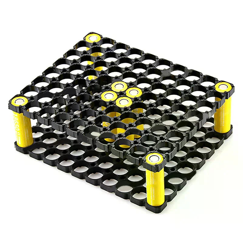 18650 8*10 Lithium Cell Battery Holder Case Holder Batteries Holder Bracket DIY Anti Vibration Plastic Cylindrical Battery Pack