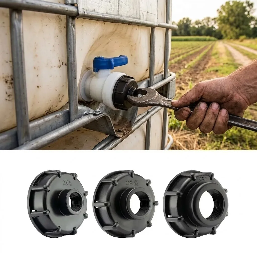 New Replacement Valve Fitting For Home Garden Water Connectors 1/2 Inch 3/4 Inch 1 Inch Thread IBC Tank Adapter Tap