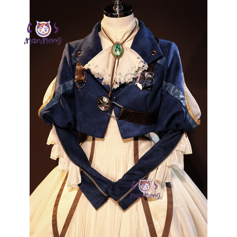 

Violet Evergarden Cosplay Costume Anime Violet Evergarden High quality women gorgeous dress coat tie props Halloween uniform