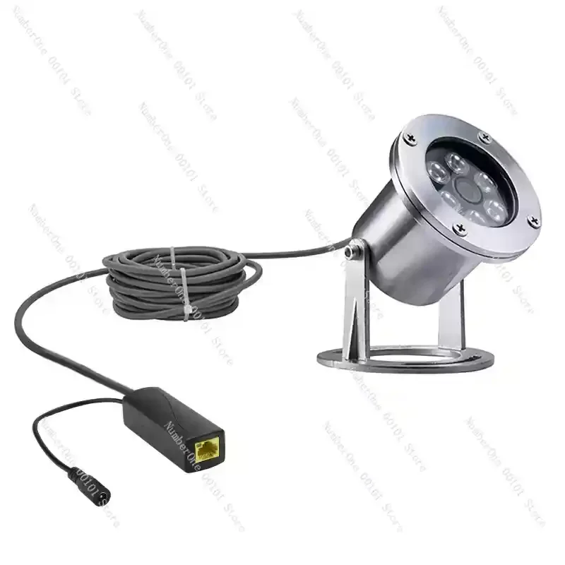 IPC high definition POE underwater camera machine white light infrared light swimming pool network breeding monitoring