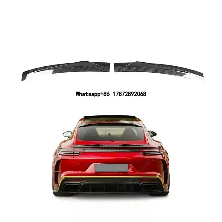 

Auto Part Carbon Fiber Rear Spoiler Single Trunk 971 M Style Upgrade New Black 100% Fitment Brand Self-Adhesive Polished