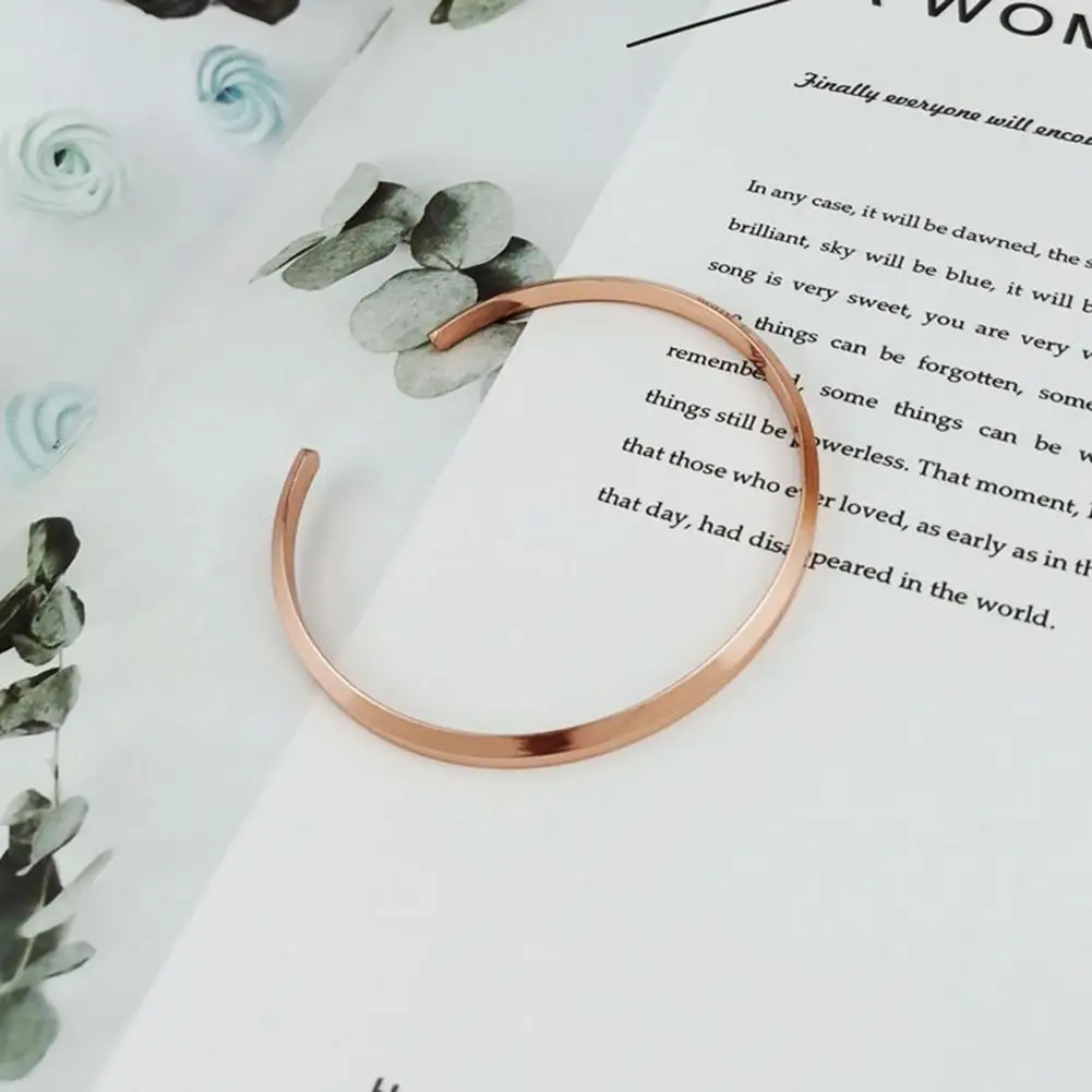 Adjustable Couple Bangle Adjustable C-shaped Metal Bangle Bracelet Double Layer Geometric Couple Jewelry Irregular for Men