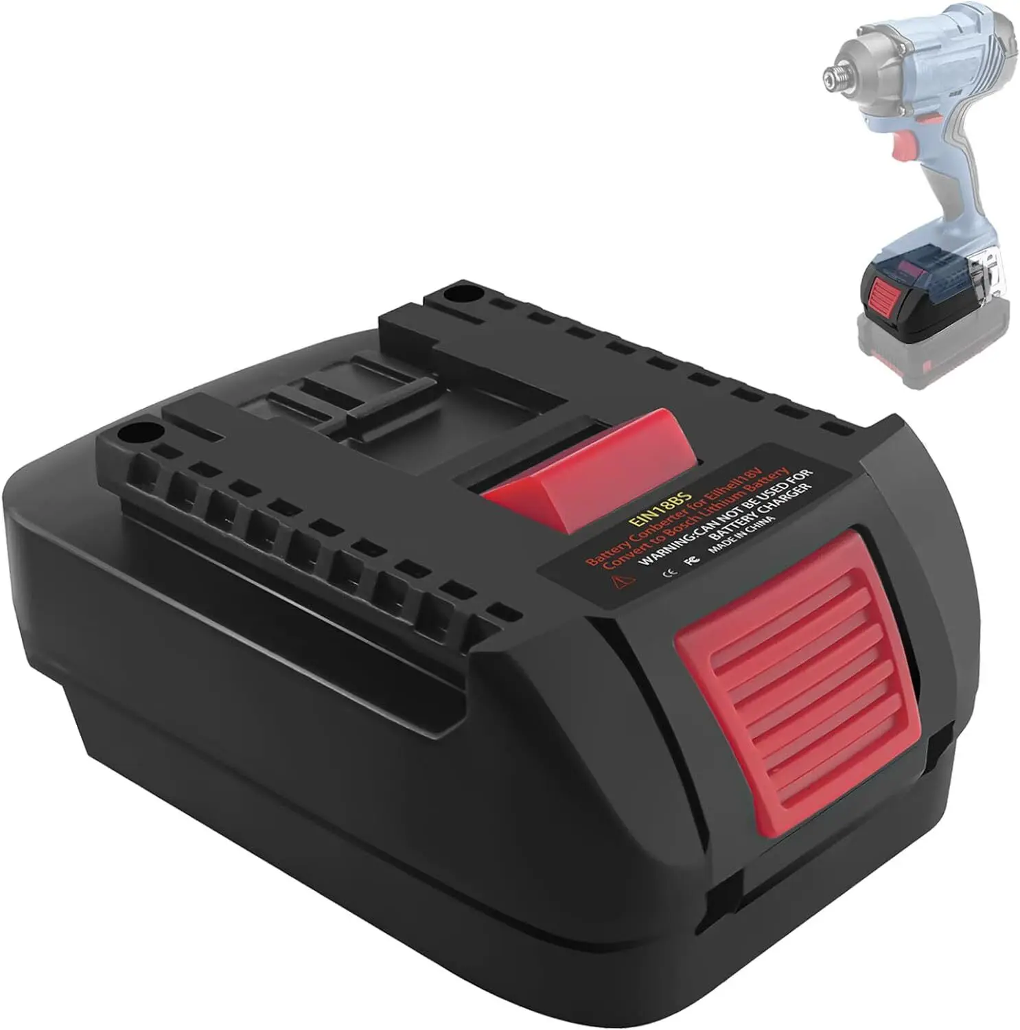Adaptador de Bateria para Bosch Conversor de Bateria Li-ion Broca de Ferramentas Elétricas Série Bosch 18v Gba Bateria de Lítio