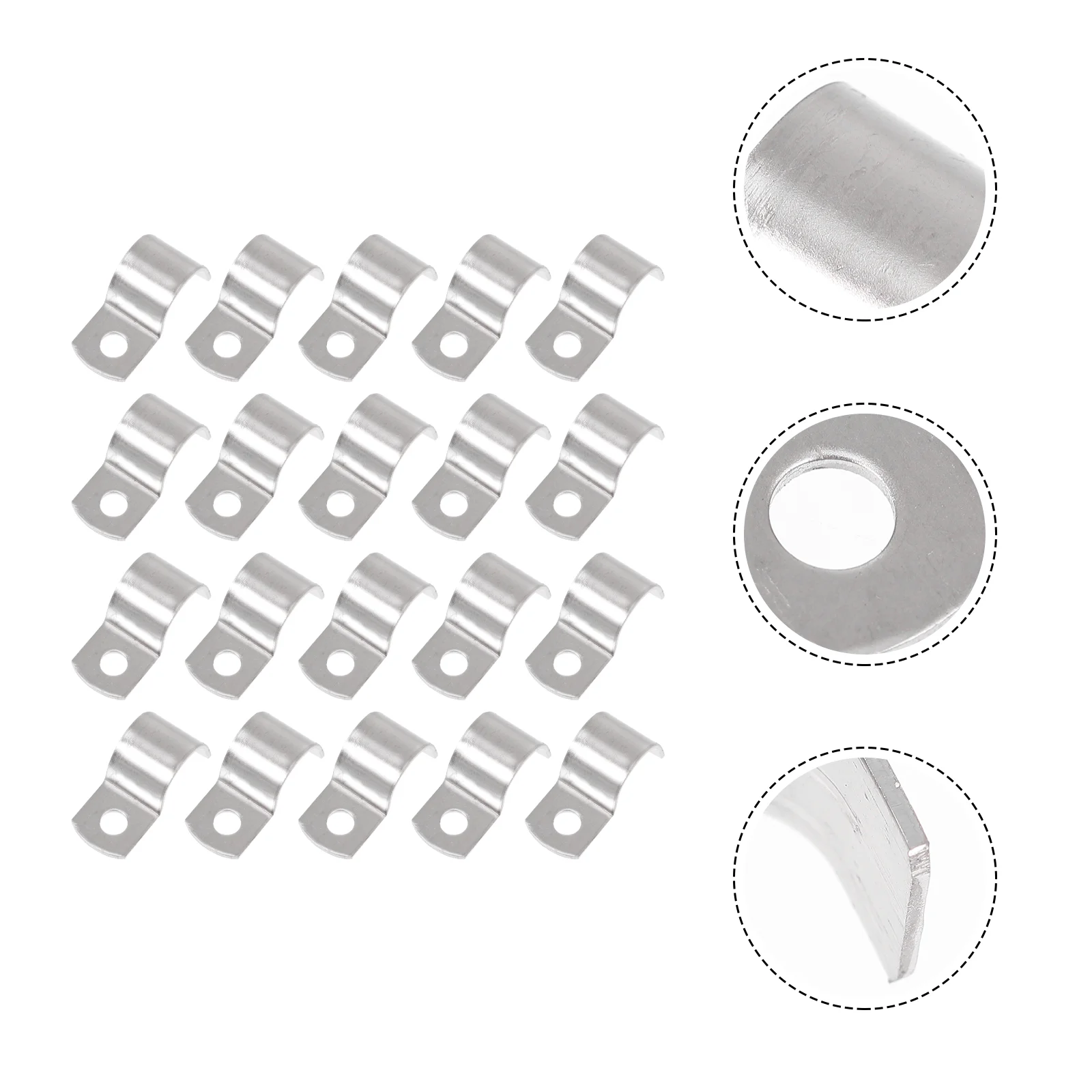 

100 Pcs Line Card Cable Fixing Clip Management Fixator Buckle Convenient Wire Organizer The Coaxial Cord Storage Holder Clamp