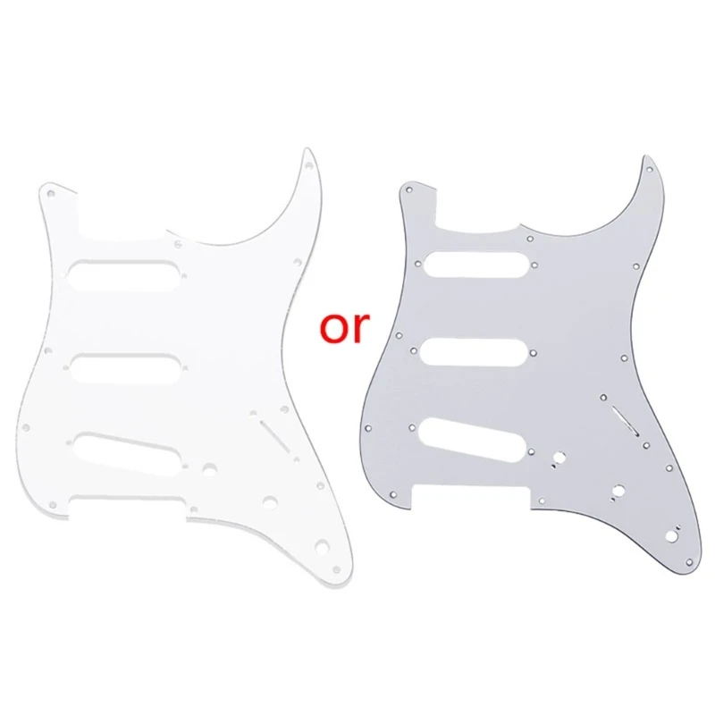 White Tortoise for Shell Pickguard 3 Ply Scratch Plates For Fender New R66E