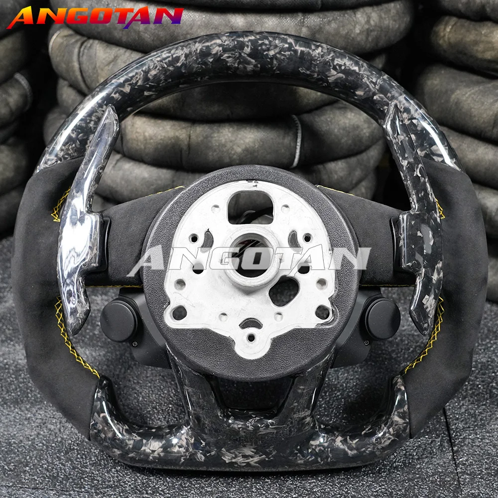 Forged LED Carbon Fiber Racing Car Steering Wheel For Audi RS3 RS4 RS5 RS6 RS7 S5 2012-2016 S3 2014-2017 S4 2013-2015