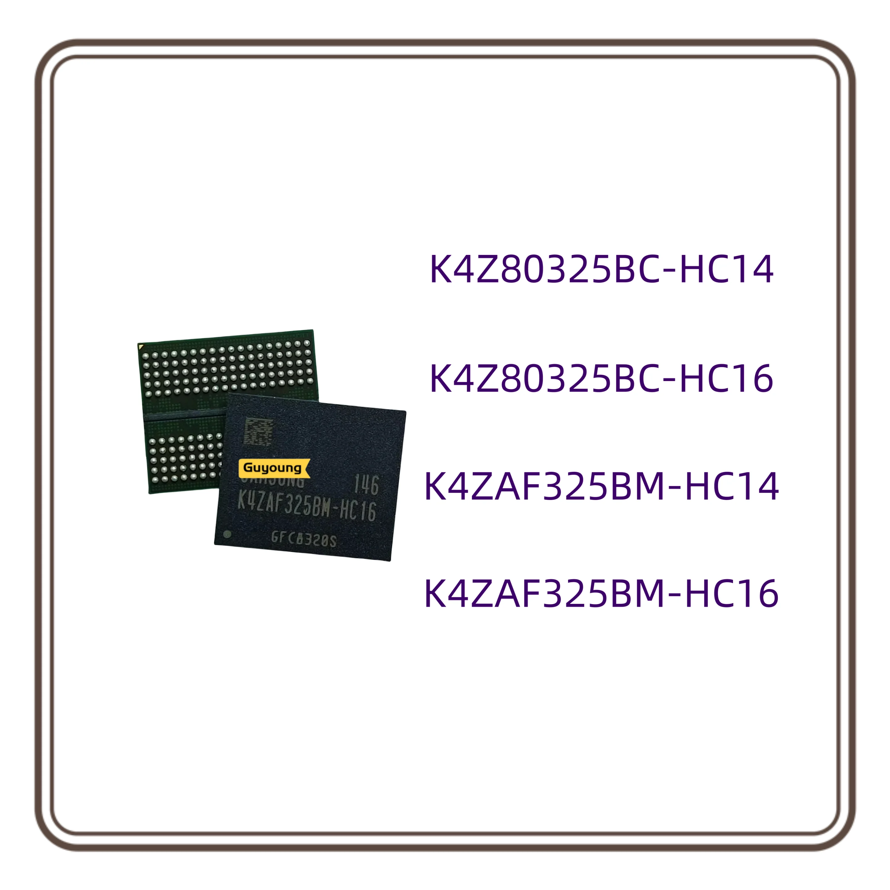 K4Z80325BC-HC14 K4Z80325BC-HC16 K4ZAF325BM-HC14 K4ZAF325BM-HC16 BGA DDR6 CHIP