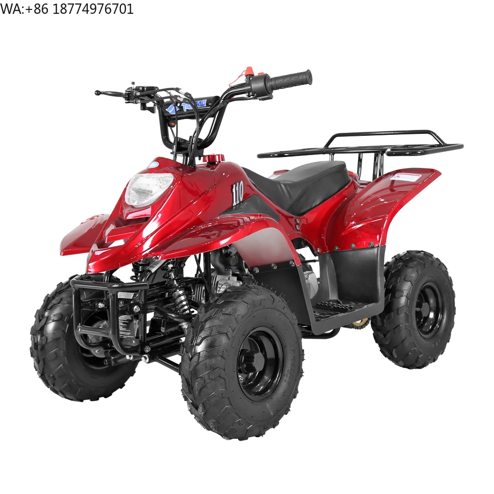 Tao Motor BOULDER, ATV Económico para Granja, Motocicleta de 4 Ruedas, Carreras, ATV con Tracción de Cadena, ATV de 110cc con EPA ECE