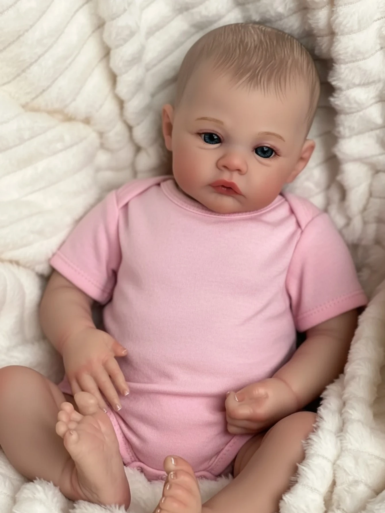 Risbecko Adorabile bambola rinata realistica da 18 pollici - Dettagli realistici, look fatto a mano - Perfetto per collezionisti e regali