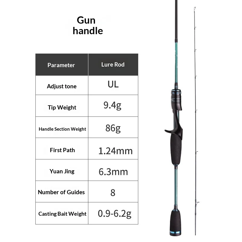 تلسكوبي الصيد رود خفيفة UL مايكرو إغراء قضيب كامل الكربون الترا لينة كريك تيار طويل يلقي حساسية عالية سمك السلمون المرقط باس