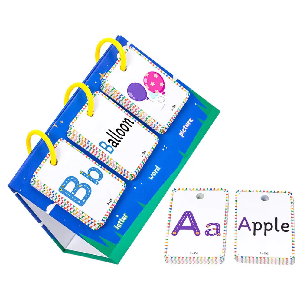 Flash Card Alphabet - 1 Zestaw Karty Edukacyjne z Alfabetem