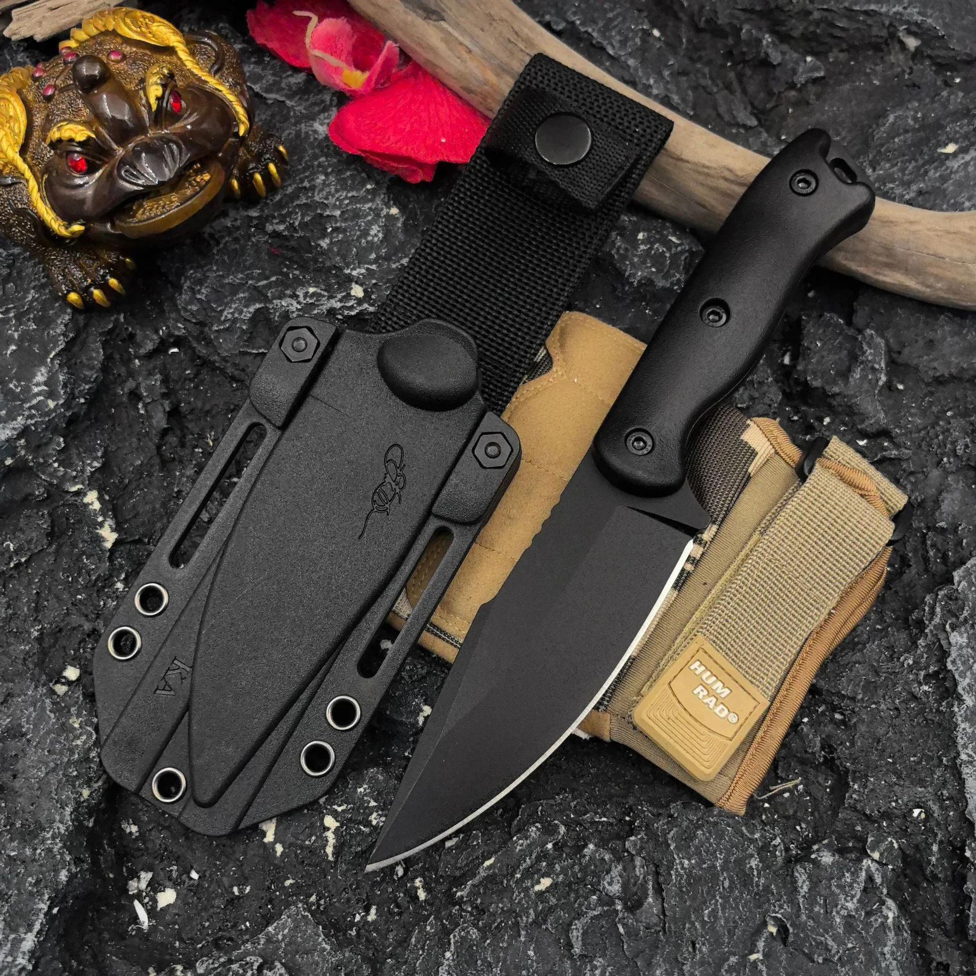 

BK-18 Tactical Fixed Blade Knife Nylon Fiberglass Handle Wilderness Hunting Survival BK18 Knife Outdoor Camping Tools