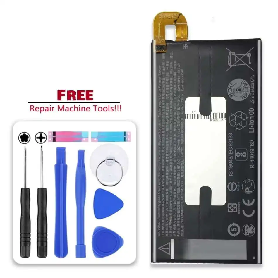 

B2PYB100 Mobile Phone Battery 3200mAh Lightweight For Htc M11 10 Evo Bolt M10f