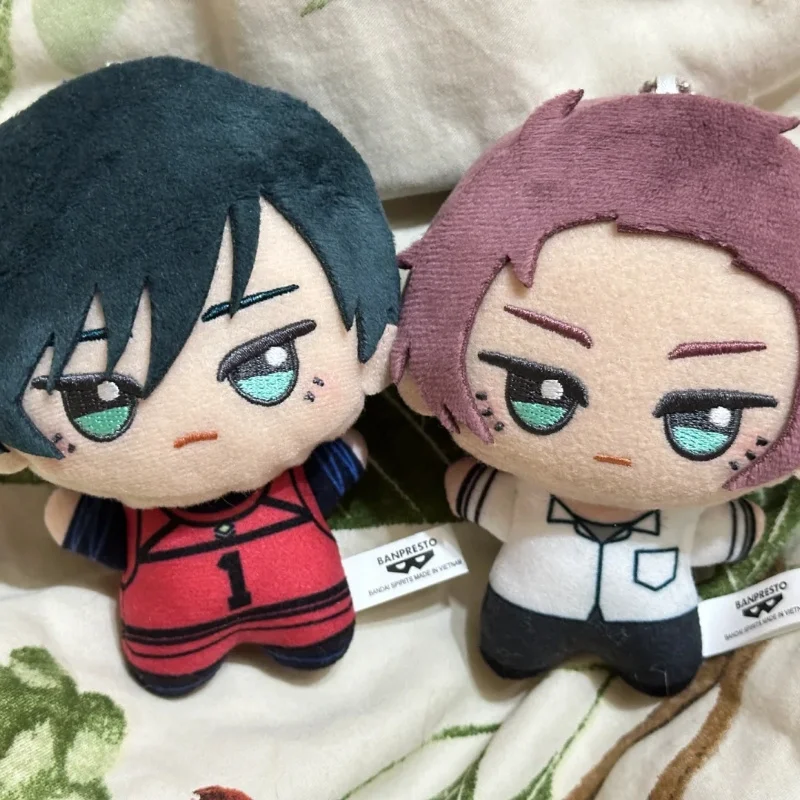 10cm Blue Lock Rin Itoshi Sae Nagi Seishi Mikage Reo Isagi Yoichi Doll Vol.6 Fluffy Maumet Pendant Puppet Keychain Keyring Charm - view 2
