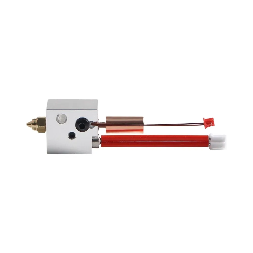 SV07 Extruder Kit 0.4mm Brass Nozzle High Temperature Hot End Assembly With Heating Block For 3D Printer Upgrade Parts