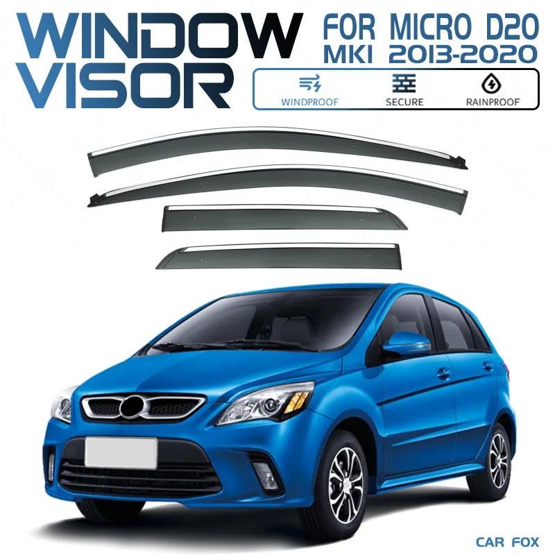 

For Micro D20 2013-2020 Car Window Visor Awning Shelters Windshield Side Window Rain Guard Shade Auto Accessories Car Styling
