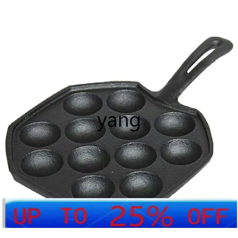 

LTT чугунная форма для выпечки шариков осьминога, бытовая форма для яиц, корейская форма для выпечки, индукционная плита