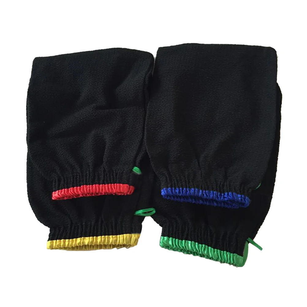 

2Pcs Exfoliating Bath Gloves Premium Material Shower Mitts Gentle Scrub Sauna Body Brush Glove for Men Women Machine Washable