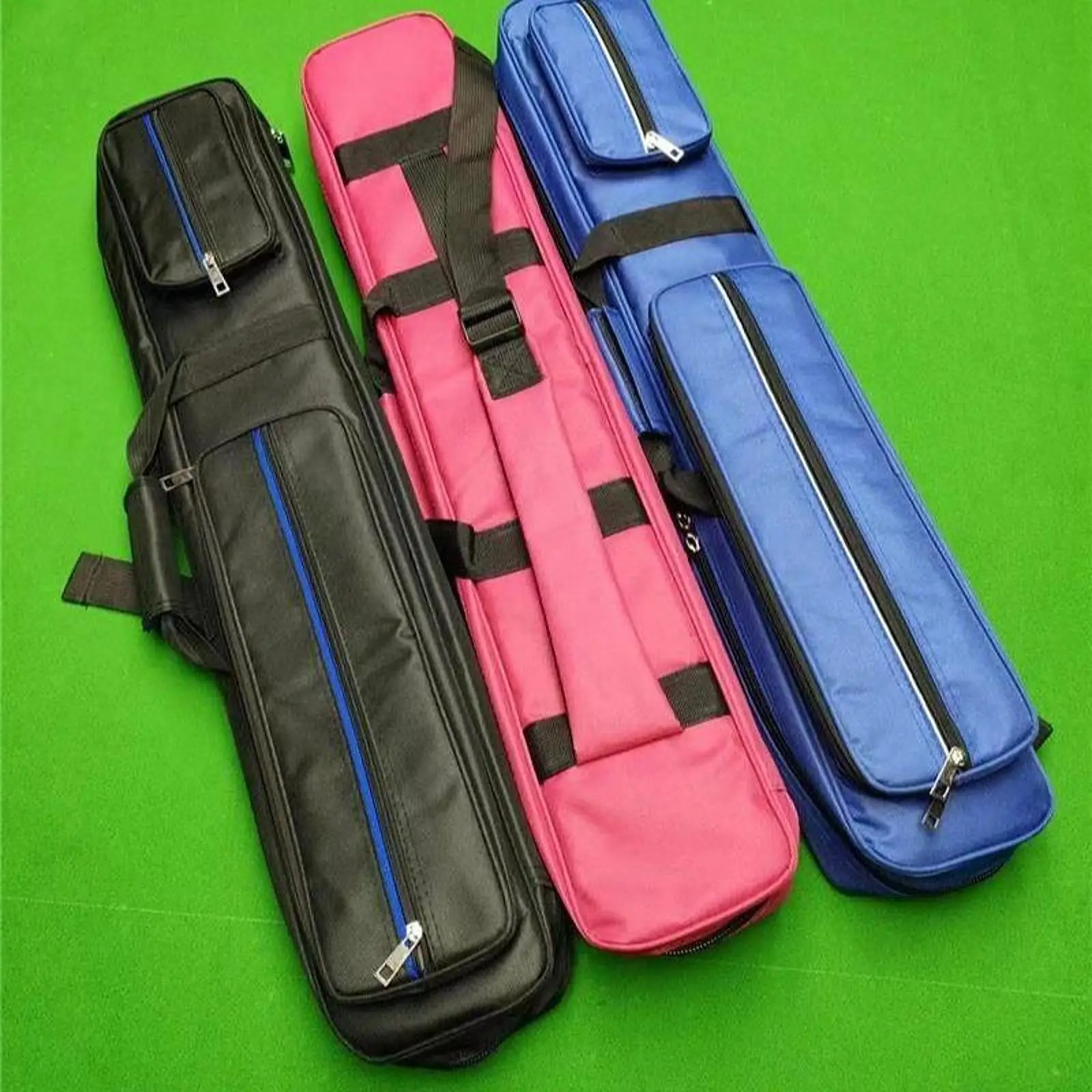 Pool Cue Carrying Case 7 Hole Protector Portable Organizer Billiards Supplies Backpack Carrier for Men and Women Pool Cue Pouch