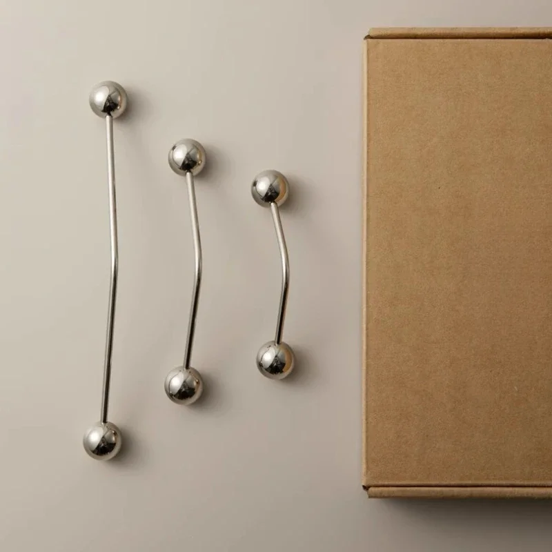 Creative Brass Hardware Furniture Handle Cabinet Bar Pulls European Minimalist Handle Bedroom Bedside Mushroom Knob and Handle