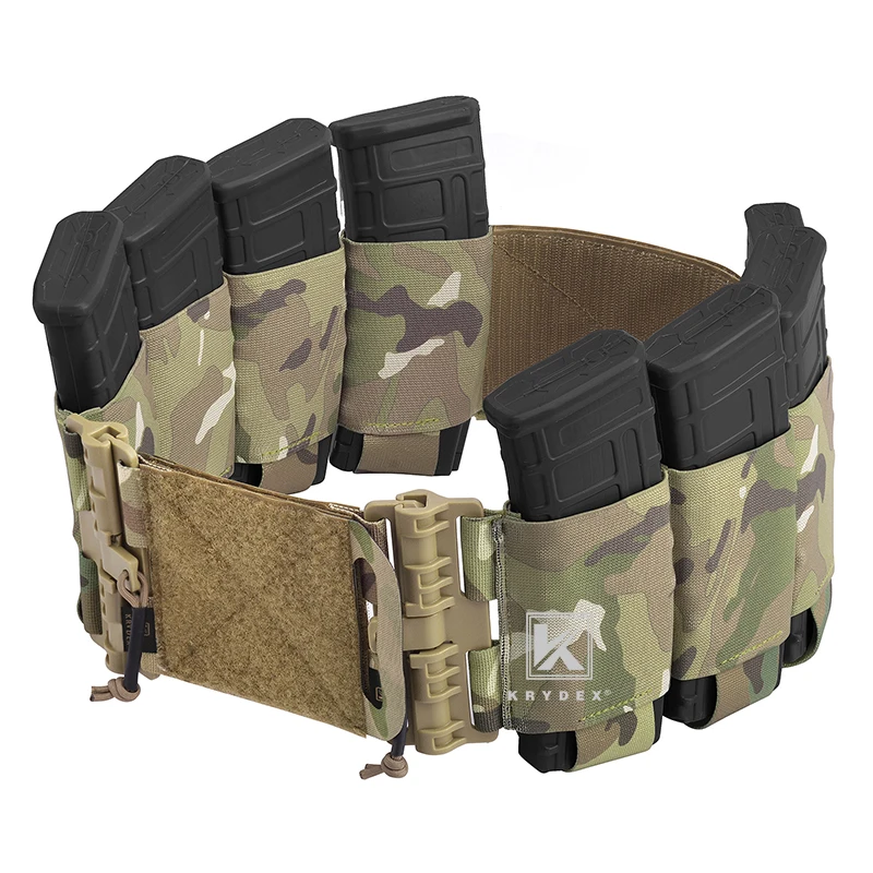 Imagem -02 - Krydex-tactical Elastic Cummerbund Quick Release Stretch x ar Bolsas de Revistas para Lbt Lbx Fcpc Acessórios de Colete Peças por Conjunto