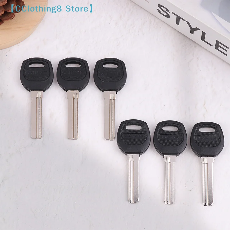 10Pcs Key Embryo AB Lock Security Door Key Blank Electric Door Lock Blank Fingerprint Lock Password Lock Blank Car Key 【AliS8】