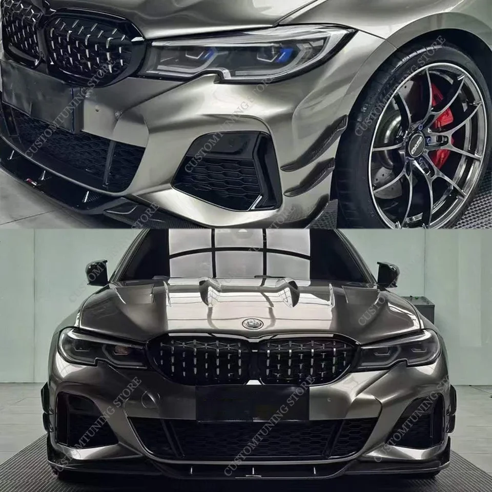 BMW用の前バンパー,g20,g21,3シリーズ用の高性能スプリッター,320i