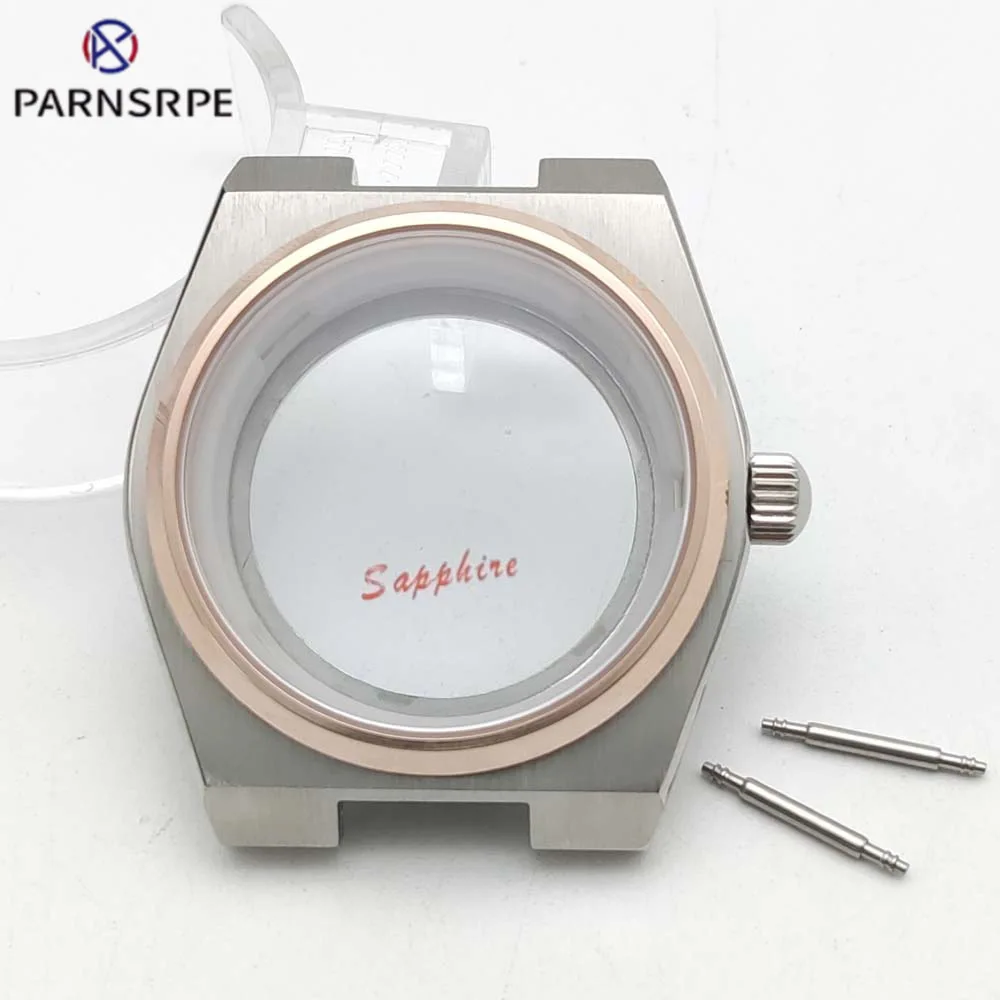 

Высококачественный автоматический механический корпус и браслет из матовой нержавеющей стали 40 мм, для механизмов NH35/NH36, нержавеющая сталь 316L