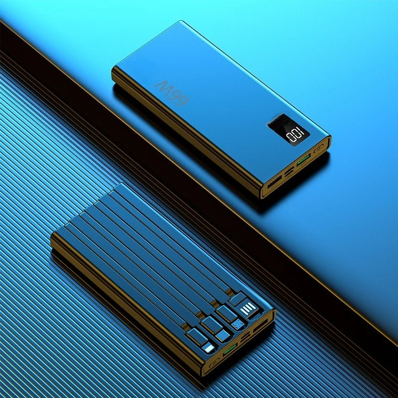 20000mAh High - Capacity Portable Power Bank with Built - in Cable and 66W Fast Charging