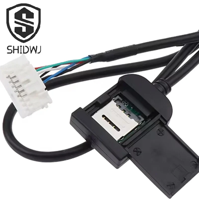 4G Sim Card Slot Adapter For Android Radio Multimedia Gps 4G 20pin Cable Connector Accsesories Wires Replancement Parts for Car