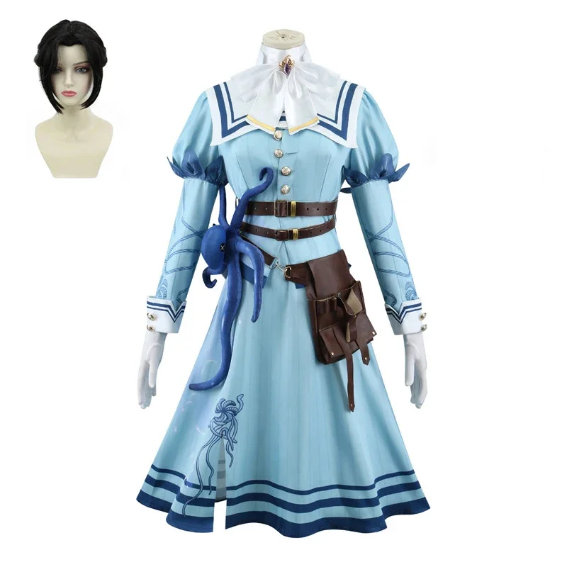 

Emily Dyer Cosplay Doctor Costume Uniform Anime Wig Halloween Costumes for Women Game