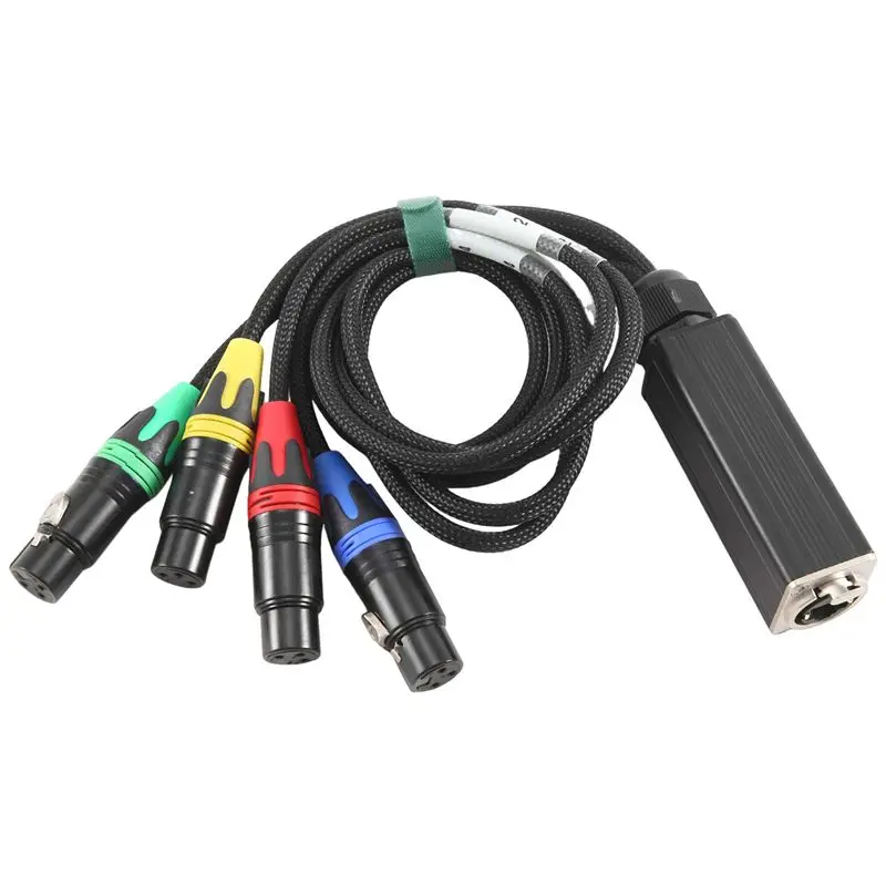 

XLR 4-Channel 3-Pin Multi Network Stage And Studio Connection, XLR Male And Female Cable Stage Audio RJ45-AEF7