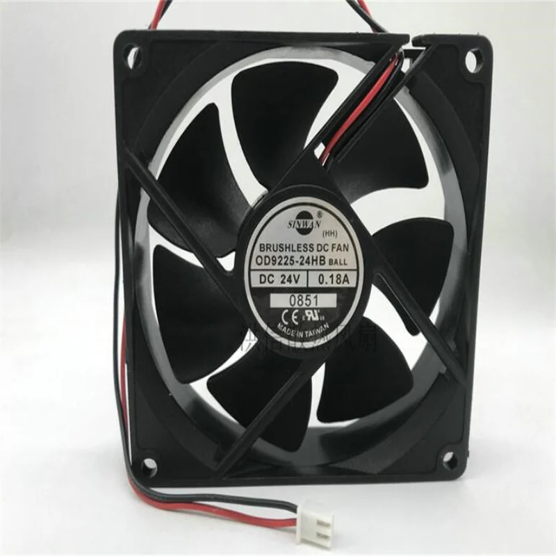 OD9225-24HB 9CM 9225 24V 0.18A two-wire inverter cooling fan