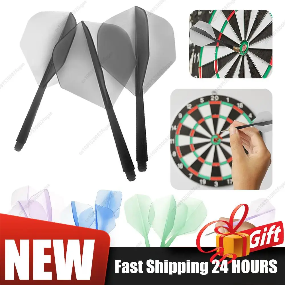 

3/15/30/60PCS Soft Darts Integrated Dart Flights and Shafts Plastic Integrated Dart Shaft and Flights Dart Sporting Equipment