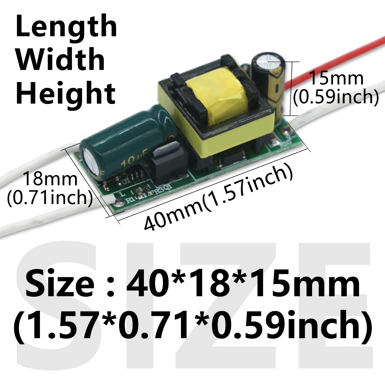 LED Driver 8-12W Output 20-44V 270mA For LED Automatic Voltage LED Power Supply Input 90V-265V Lighting Transformer For LED Bulb