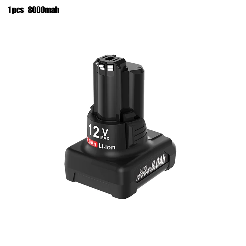 8.0Ah BAT420 Batterij Voor Bosch 12V Li-ion Vervangende Batterij voor Bosch BAT411 BAT412 BAT413 BAT414 12V Batterij draadloze Power T