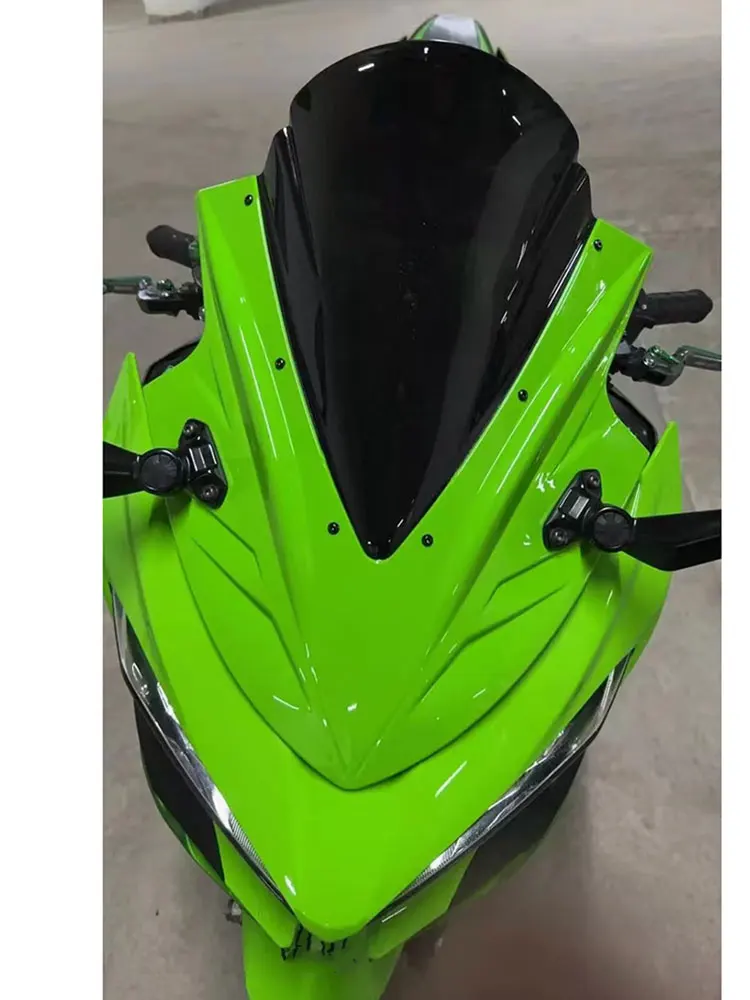 For Kawasaki NINJA 400 EX400 2018 -2024 NINJA 250 NINJA 300 2013-2018 Double Bubble Windscreen Screen Wind Deflectors Windshield
