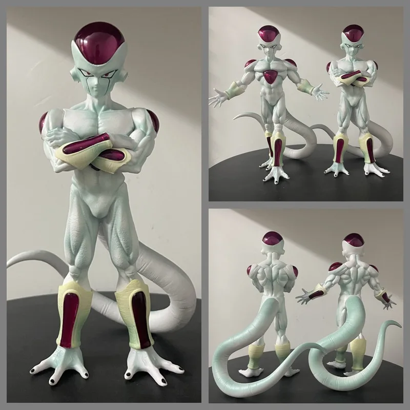 

Hot Goods Dragon Ball Z Figure 22cm Battle White Frieza King Figure Scene Pvc Statue Model Collection Anime Peripheral Toy Gifts