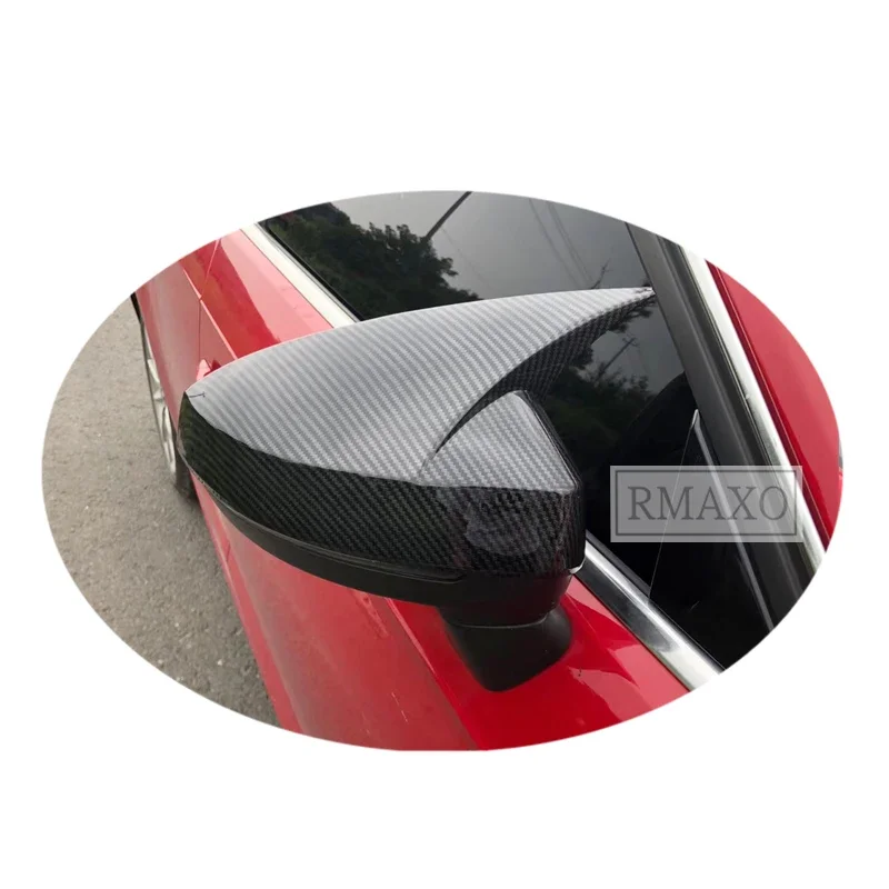 

For Audi A3 2014-2019 Back Mirror Covers Reversing mirror case cover Look ABS 2PCS Cover paste Side Mirror Covers