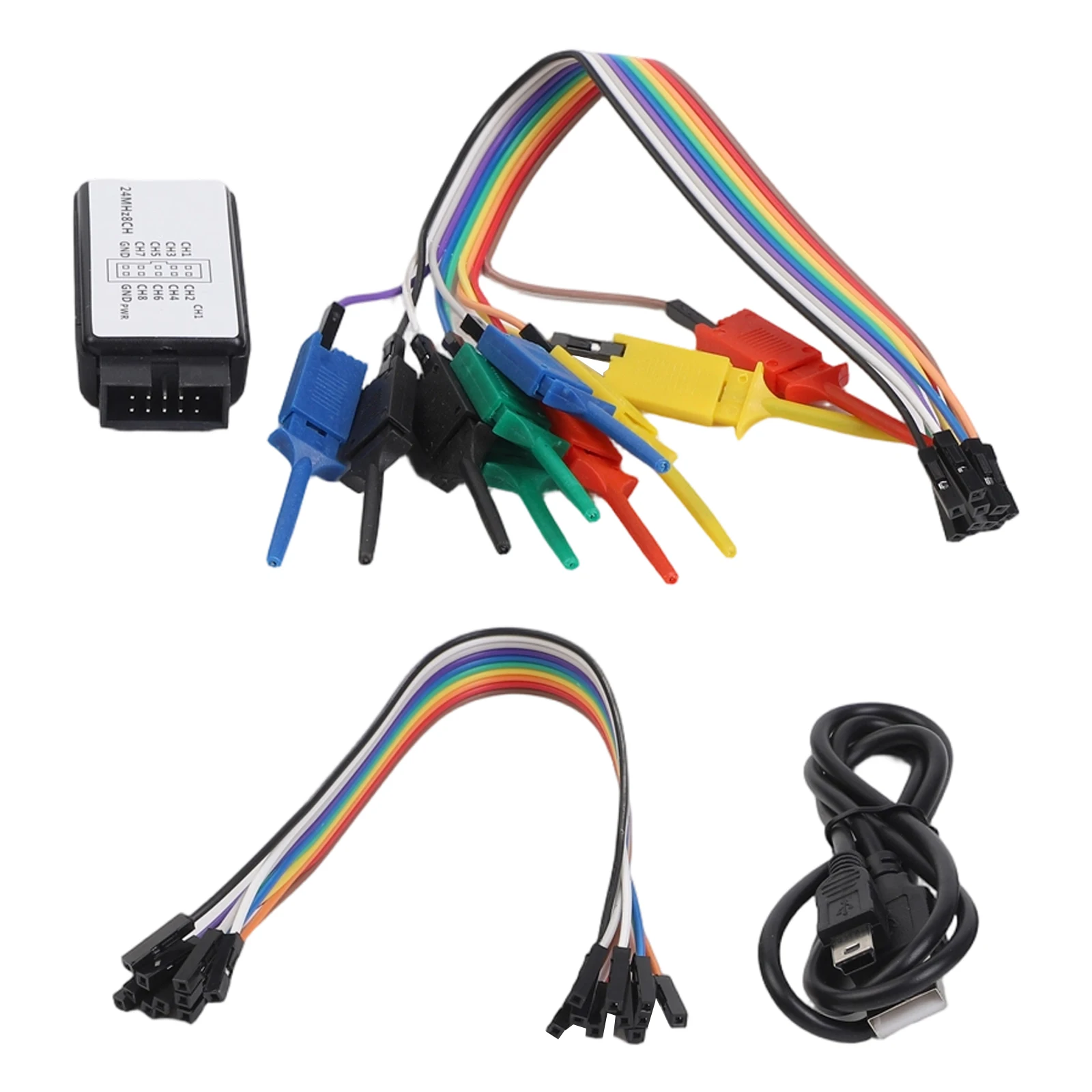 USB for logic Analyzer for FPGA and For Development 24M Samples with 8 Channels Multi Protocol Intelligent Analysis Tool