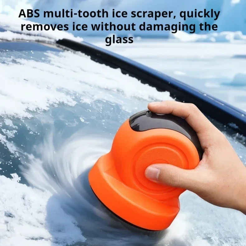 Upgraded 2-in-1 Car Polishing and Deicer Machine Safe for Paint and Glass with Artistic Polishing