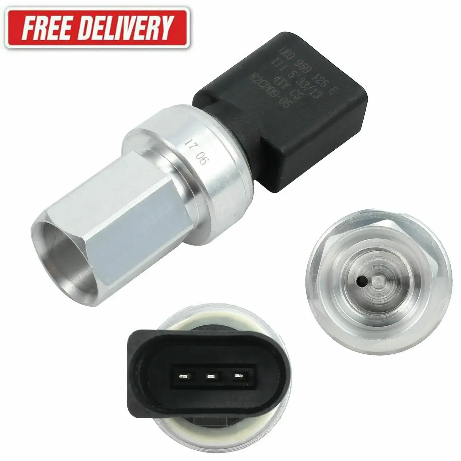 1PC A/C Pressure Switch Sensor Air Conditioning for VW Audi Skoda Seat Sensoren1K0959126E