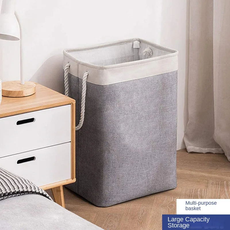 

Foldable Large Capacity With Handles Home Living Room Bathroom Dirty Clothes Storage Basket Freestanding Laundry Hampe