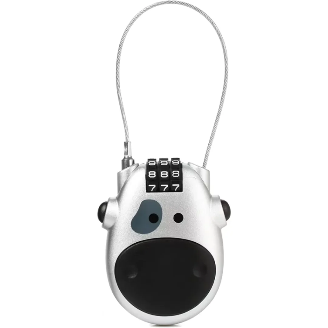Cable Combination Lock Adjustable Cable Code Locks 3 Digit Combination Lock Security Wire Combo Steel Cable Locks