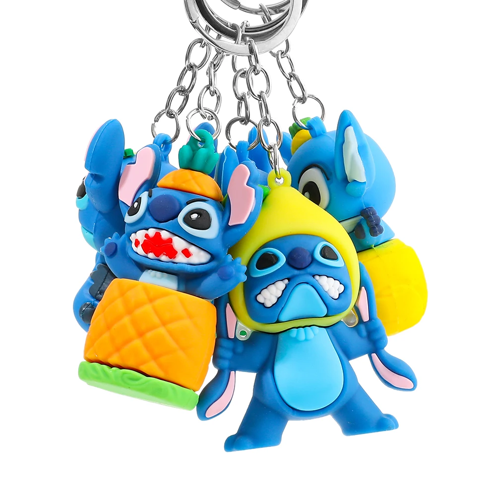 Llaveros de muñecos de dibujos animados para Cosplay, accesorios de PVC, colgante de regalo pequeño para vacaciones, llavero transfronterizo, 5 uds.